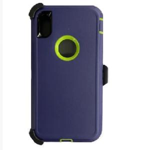 Triple Layer Protection Case & Belt Clip for Apple iPhone X/XS - Purple