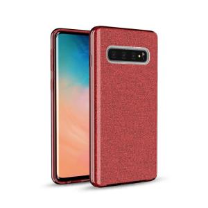 Glitter Case for Samsung Galaxy S10 - Red