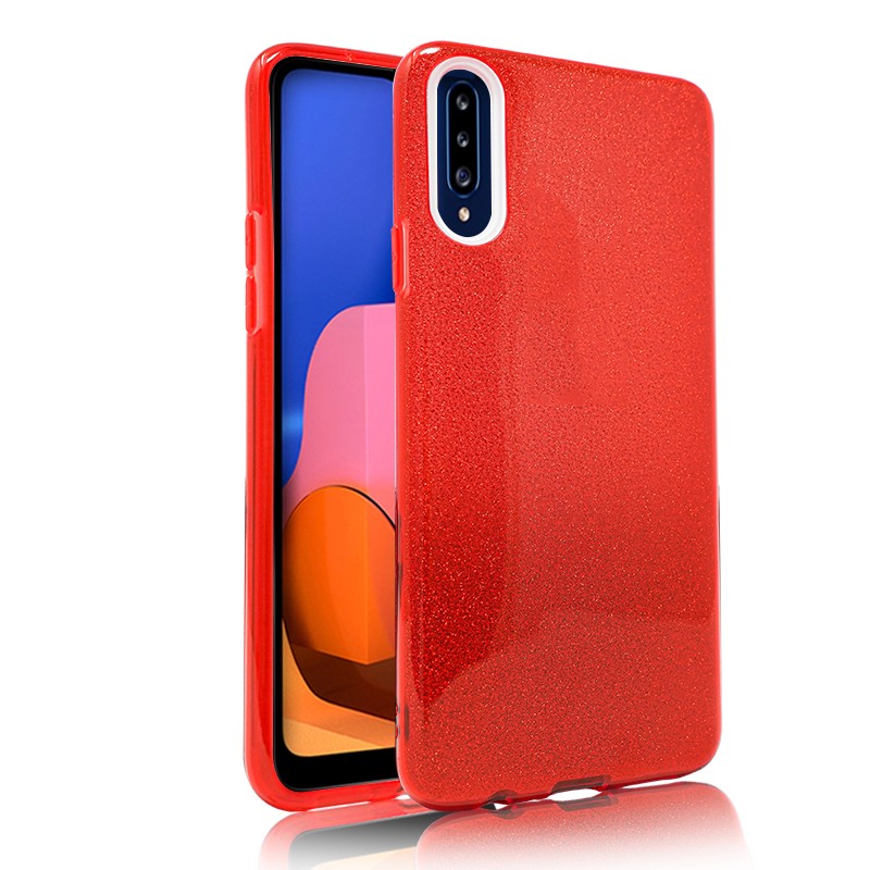 Glitter Case for Samsung Galaxy A50/A50S/A30S - Red