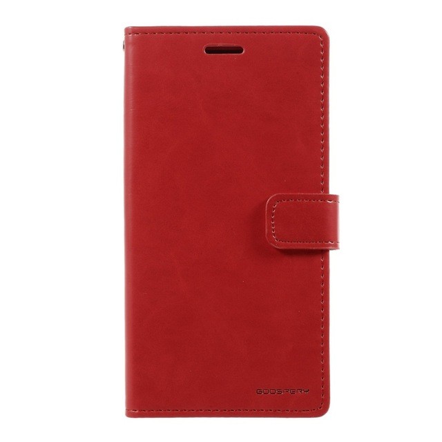 Goospery Blue Moon Wallet Case for Samsung Galaxy S10 Plus - Red