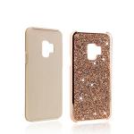 Hybrid Premium Diamond Bling Shockproof Phone Case for Samsung Galaxy S9 - Rose Golden