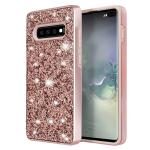 Hybrid Premium Diamond Bling Shockproof Phone Case for Samsung Galaxy Note 10 - Rose Golden