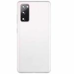 Back Cover With Camera Lens Compatible for Samsung Galaxy S20 FE 5G - White