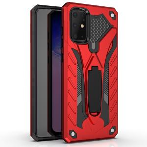 Rugged Defender Case with Kickstand for Samsung Galaxy S20 - Red