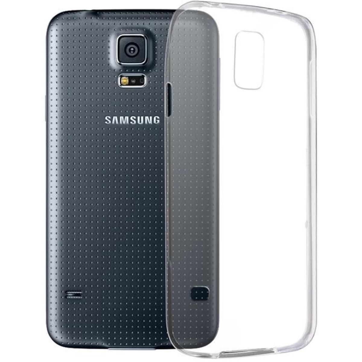 Slim Clear Soft TPU Case for Samsung Galaxy S5/S5 Neo - Clear