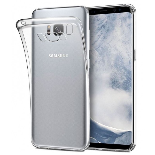 Slim Clear Soft TPU Case for Samsung Galaxy S8 Plus - Clear