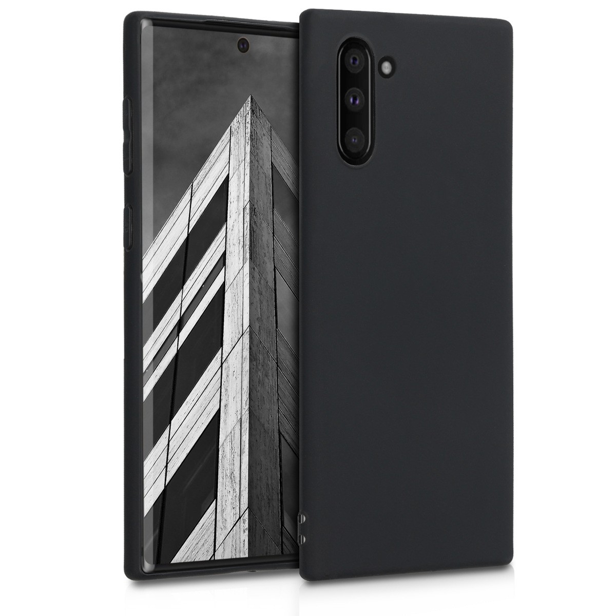 Slim Matte Soft TPU Case for Samsung Galaxy Note 10 Plus 5G - Black