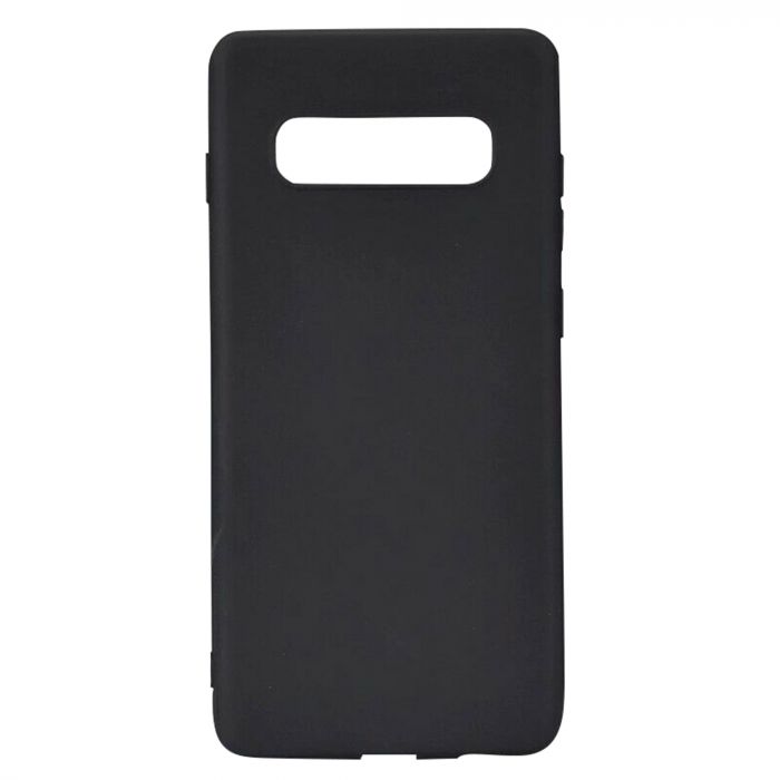 Slim Matte Soft TPU Case for Samsung Galaxy S10 Plus - Black