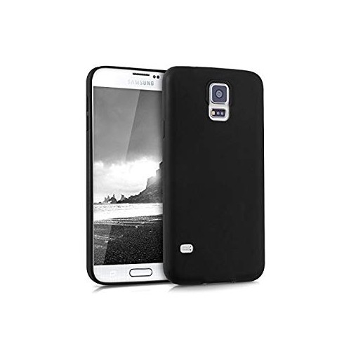 Slim Matte Soft TPU Case for Samsung Galaxy S5/S5 Neo - Black