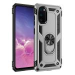 Armor Hybrid Military Case with Ring Kickstand For Samsung Galaxy S20 FE - Silver