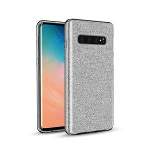 Glitter Case for Samsung Galaxy S10 Plus - Silver