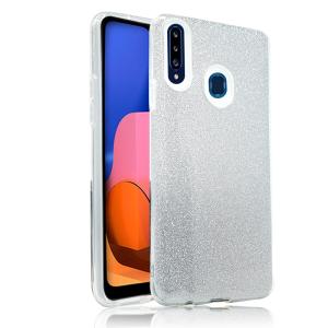 Glitter Case for Samsung Galaxy A10S - Silver