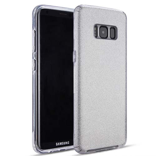 Glitter Case for Samsung Galaxy S8 Plus - Silver