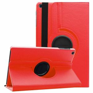360 Degree Rotating Stand Smart Cover for Huawei MediaPad T5 10.1 - Red