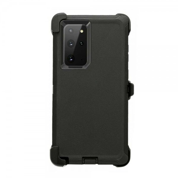 Triple Layer Protection Case & Belt Clip for Samsung Galaxy A03S - Black