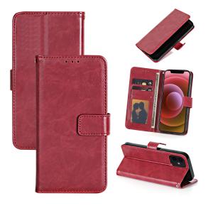 PU Leather Wallet Case for Samsung Galaxy A11 - Wine