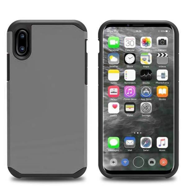 Slim Armor Case for Apple iPhone X/XS - Grey