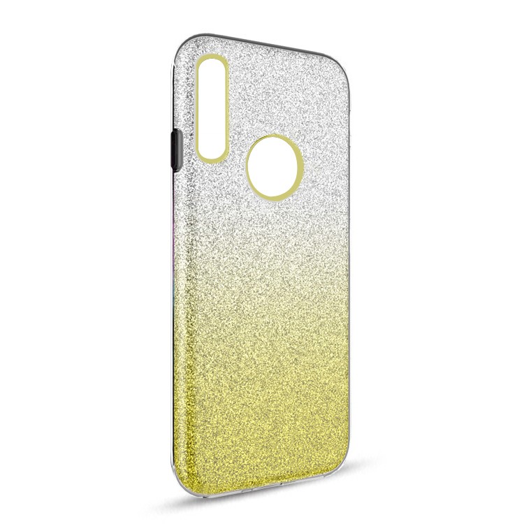 Two Tone Glitter Case for Samsung Galaxy A10E - Yellow